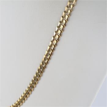 14kt Gold Cuban Link Necklace
