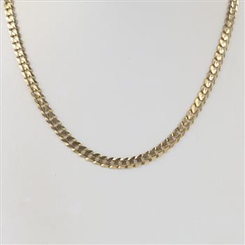 14kt Gold Cuban Link Necklace