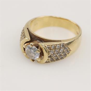 14kt Gold Cubic Zirconia Ring