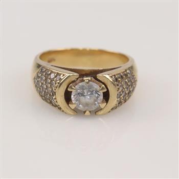 14kt Gold Cubic Zirconia Ring