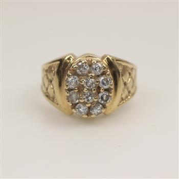 14kt Gold Cubic Zirconia Ring