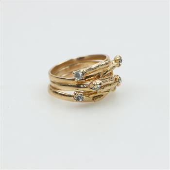 14kt Gold Cubic Zirconia Ring