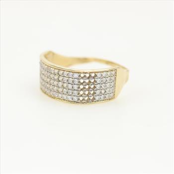 14kt Gold Cubic Zirconia Ring