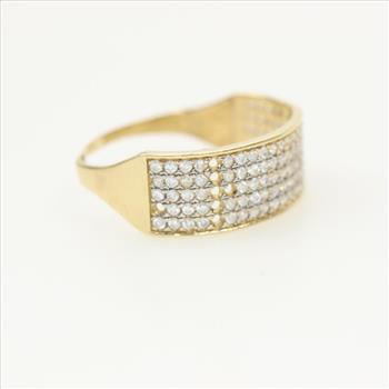 14kt Gold Cubic Zirconia Ring