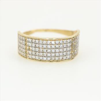 14kt Gold Cubic Zirconia Ring