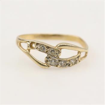 14kt Gold Cubic Zirconia Ring