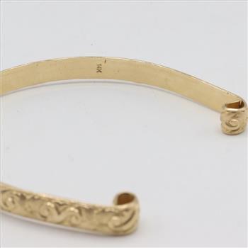 14kt Gold Cuff Bracelet