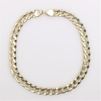 14kt Gold Curb Chain Bracelet