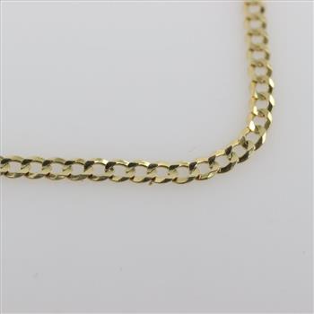 14kt Gold Curb Chain Bracelet