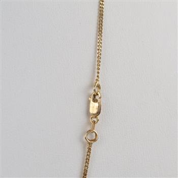 14kt Gold Curb Chain Necklace
