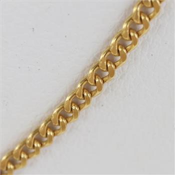 14kt Gold Curb Chain Necklace