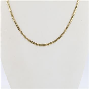 14kt Gold Curb Chain Necklace