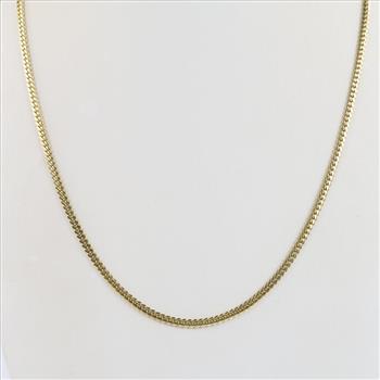 14kt Gold Curb Chain Necklace
