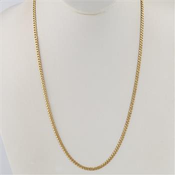 14kt Gold Curb Chain Necklace