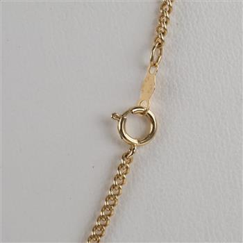 14kt Gold Curb Chain Necklace