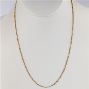 14kt Gold Curb Chain Necklace