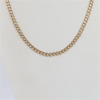 14kt Gold Curb Chain Necklace