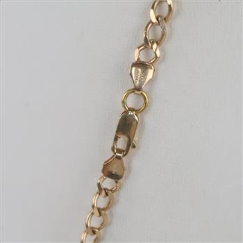 14kt Gold Curb Chain Necklace