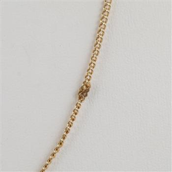 14kt Gold Curb Chain Necklace