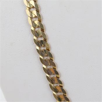 14kt Gold Curb Chain Necklace