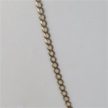 14kt Gold Curb Chain Necklace
