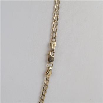 14kt Gold Curb Chain Necklace