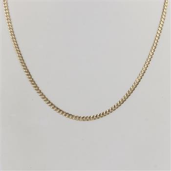 14kt Gold Curb Chain Necklace