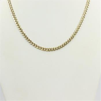 14kt Gold Curb Chain Necklace