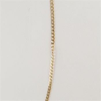14kt Gold Curb Chain Necklace