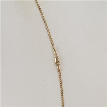 14kt Gold Curb Chain Necklace