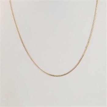 14kt Gold Curb Chain Necklace