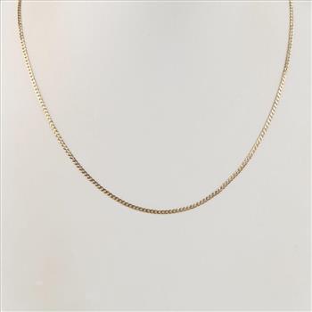 14kt Gold Curb Chain Necklace