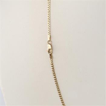 14kt Gold Curb Chain Necklace