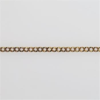 14kt Gold Curb Link Necklace