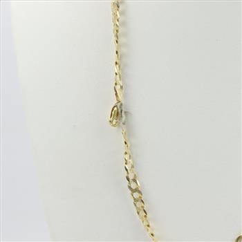 14kt Gold Curb Necklace