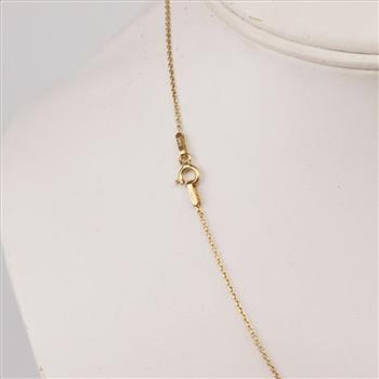14Kt Gold Curb Necklace