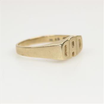 14kt Gold Dad Ring