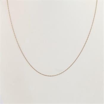 14kt Gold Dainty Mariner Chain Necklace