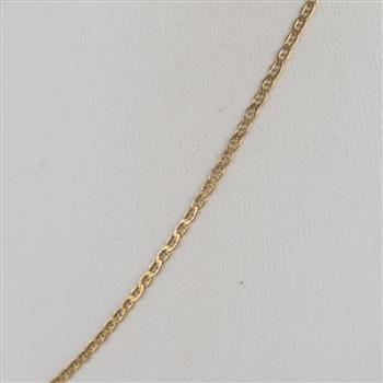 14kt Gold Delicate Anchor Chain Necklace