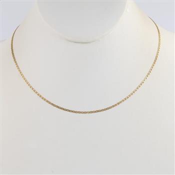 14kt Gold Delicate Anchor Chain Necklace