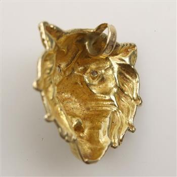 14kt Gold Diamond Accent Animal Pendant