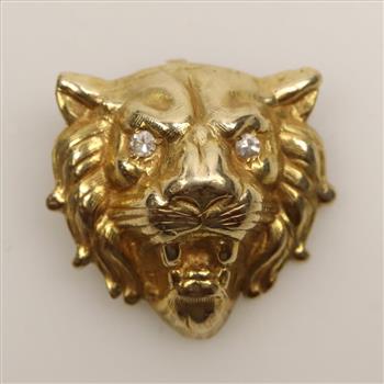 14kt Gold Diamond Accent Animal Pendant