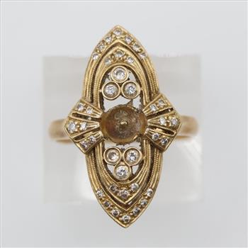 14kt Gold Diamond Accent Ring