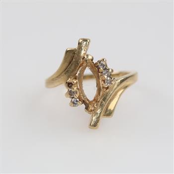 14kt Gold Diamond Accent Ring