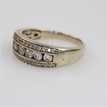 14kt Gold Diamond Band