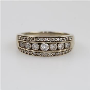 14kt Gold Diamond Band