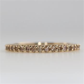14kt Gold Diamond Band