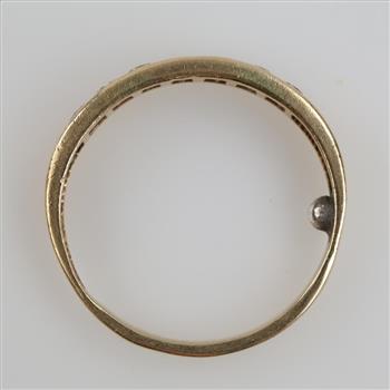 14kt Gold Diamond Band
