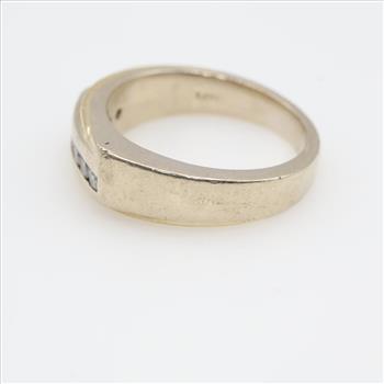 14kt Gold Diamond Band
