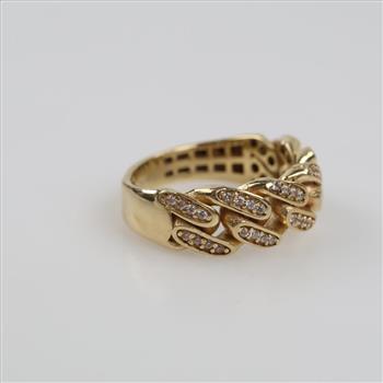14kt Gold Diamond Band